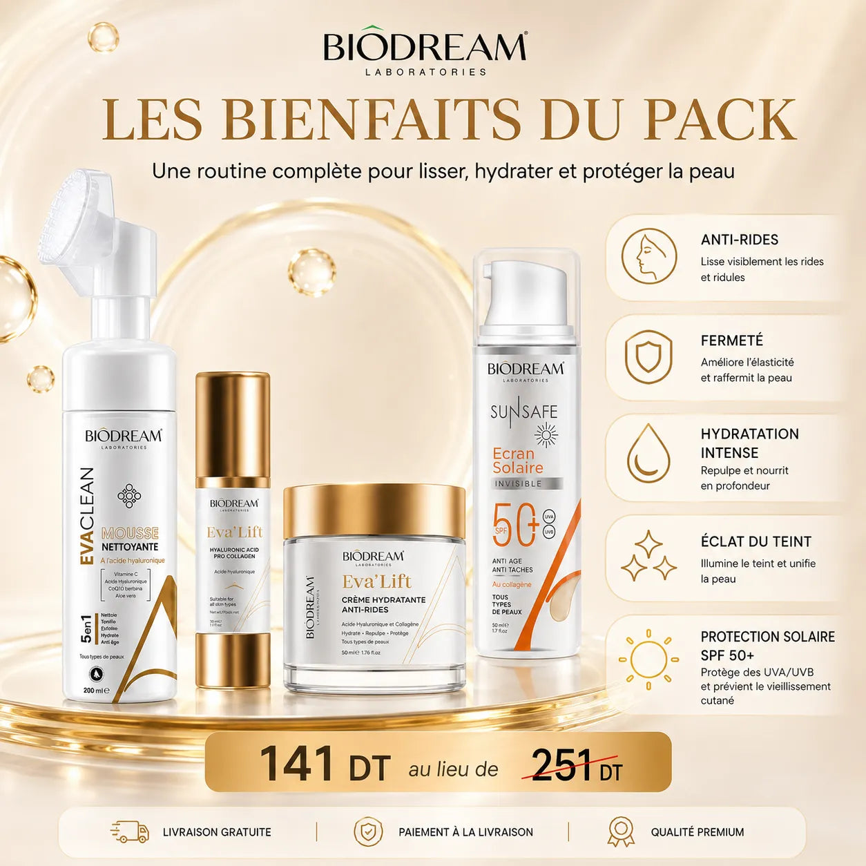 eva lift + ecran sun safe