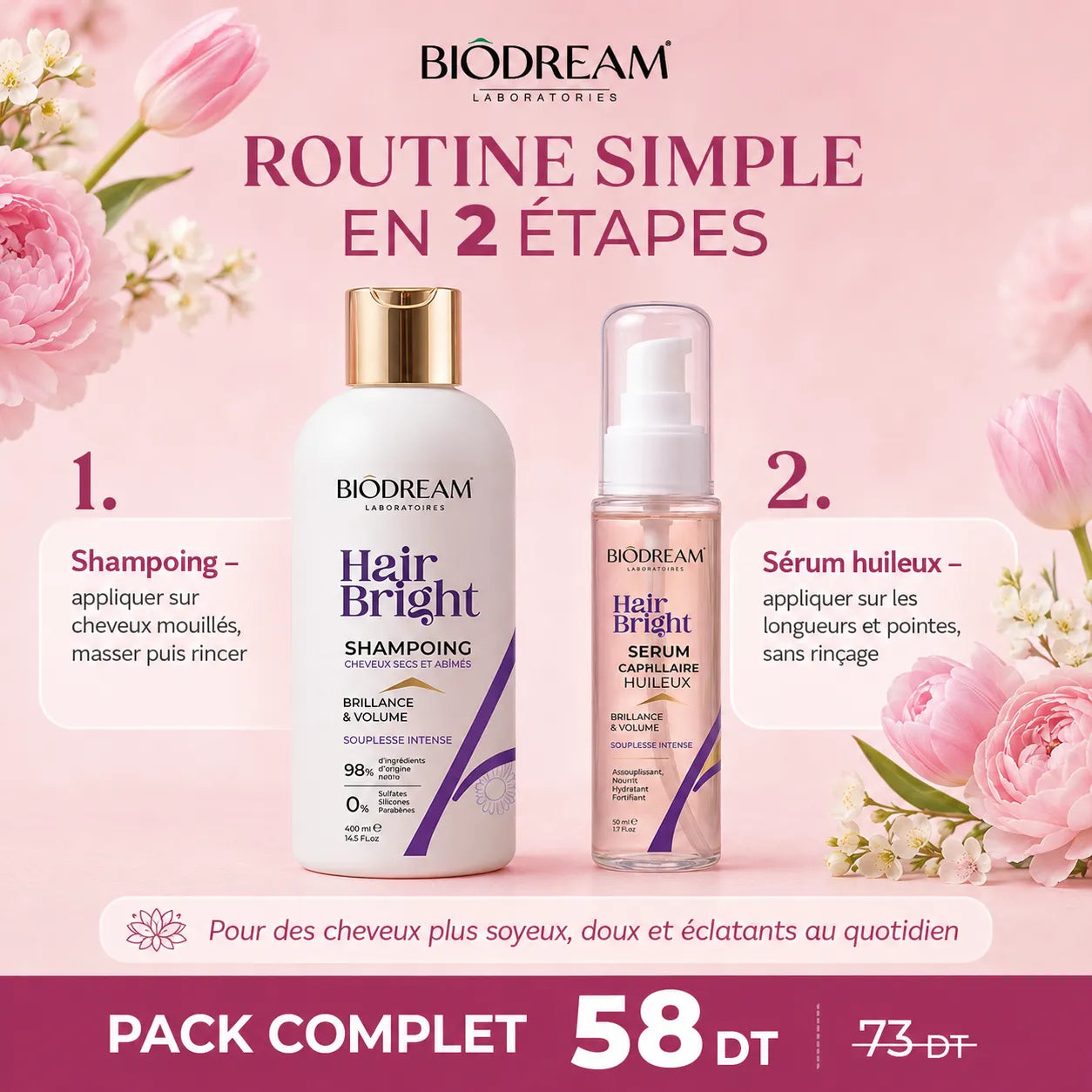 Hair Bright cheveux secs