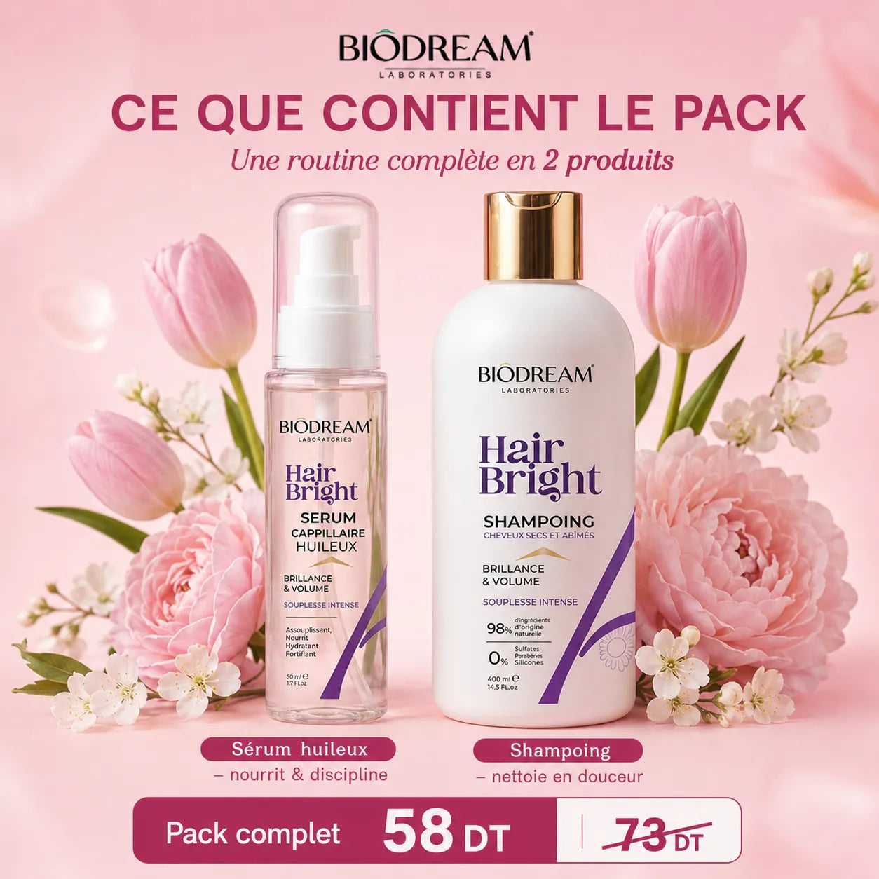 Hair Bright cheveux secs