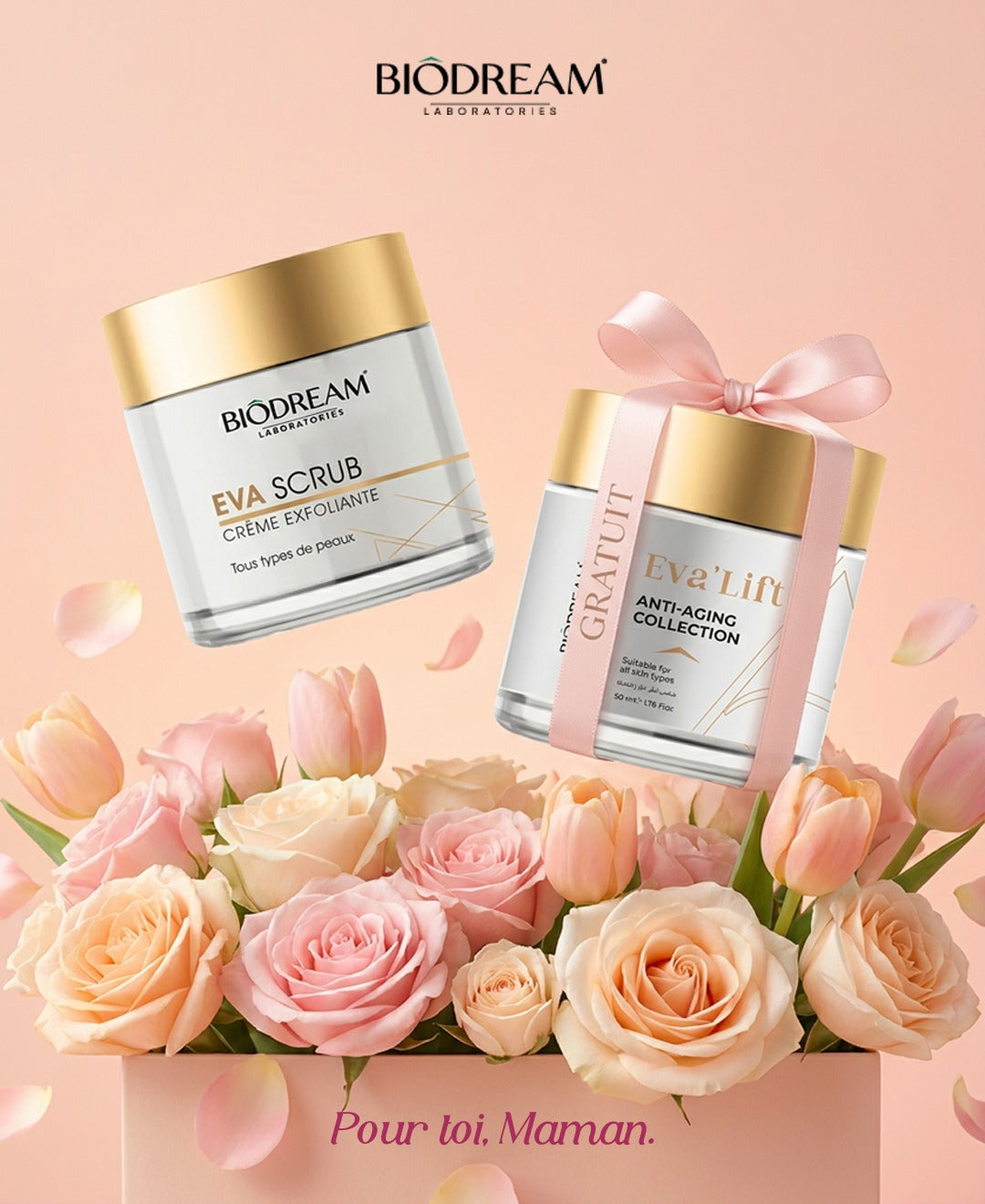 Crème EVA + Gommge GRATUIT
